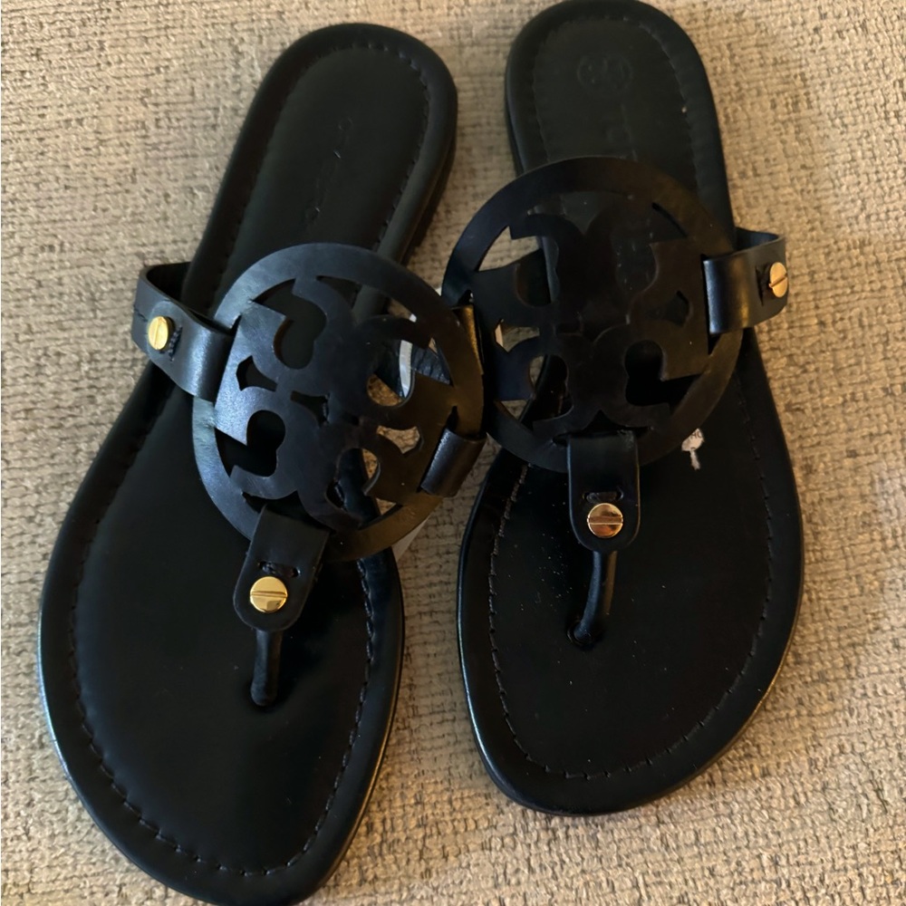 Tory burch black sandals